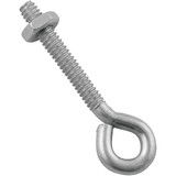 National 3/16 In. x 2 In. Zinc Eye Bolt with Hex Nut N221069 Pack of 20