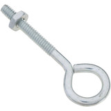 National 3/16 In. x 2-1/2 In. Zinc Eye Bolt with Hex Nut N221077 Pack of 20
