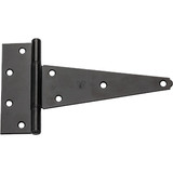 National V286 8 In. Black Heavy-Duty Tee Hinge (2-Pack) N129213