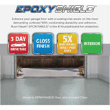 Rust-Oleum EPOXYSHIELD Gloss Garage Floor Coating Kit, Gray, 120 Oz.