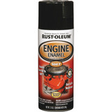 Rust-Oleum Stops Rust 12 Oz. Gloss Black Engine Enamel Spray Paint