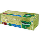 EcoSafe-6400 13 Gal. Compostable Green Trash Bag (12-Count) C032194S