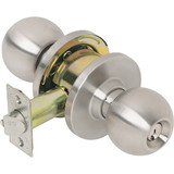 Tell Satin Stainless Steel Entry Door Knob  CL100008