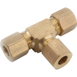 Anderson Metals 3/8 In. Compression Brass Tee 750064-06