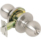 Tell Stainless Steel Bed & Bath Door Knob CL100004