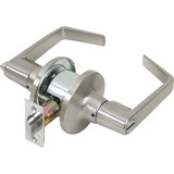 Tell Satin Chrome Privacy Door Lever  CL100199