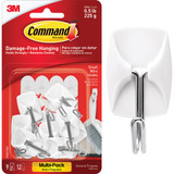 Command Small Wire Hooks Value Pack, White, 9 Hooks, 12 Strips 17067-9ES