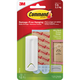 Command Wire-Backed Picture Hanger, White, 1 Hanger, 2 Strips