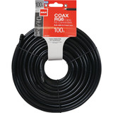 RCA 100 Ft. Black RG6 Coaxial Cable VH6100R