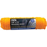 Do it Best 3/8 In. x 75 Ft. Yellow Braided Polypropylene Packaged Rope 707031