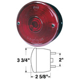Peterson Round (with License Stud-Mount) 12 V. Red Stop & Tail Light V428