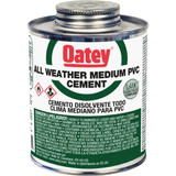 Oatey All Weather 32 Oz. Medium Bodied Clear PVC Cement 31133