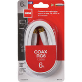 RCA 6 Ft. White Digital RG6 Coaxial Cable VH606WHR