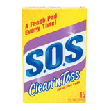 S.O.S Clean 'n Toss Scouring Pad (15 Count) 91011