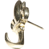 Hillman Anchor Wire Fleu-de-Lis Decorative Push Pin Hanger (3 Count) Pack of 10