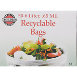 Norpro 6 Liter Degradable Clear Trash Bag (50-Count)