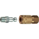 Tru-Flate Steel-Plated Coupler & Nipple Set 13-101