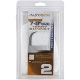 Auto Spa 7" To 8" Washable Cotton Polishing Bonnet, (2-Pack)