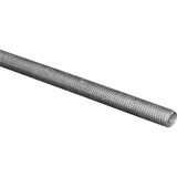 Hillman Steelworks 1/4 In. x 1 Ft. Steel Threaded Rod 11007