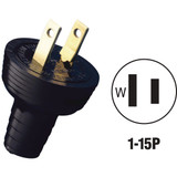 Do it 15A 125V 2-Wire 2-Pole Round Cord Plug C20-48642-000