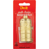 Do it Pull Chain Medium Base Polished Gilt Lamp Socket