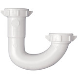 Do it Best 1-1/4" White Plastic J-Bend, Carded  448451