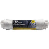 Do it Best 1/4 In. x 100 Ft. White Braided Nylon Packaged Rope 707066