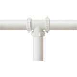 Do it Best 1-1-2 In. White PVC Three-Way Coupling Tee 436273 436273
