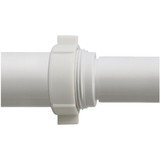 Do it Best 1-1-2 In. x 1-1-4 In. White PVC Slip-Joint Reducer Coupling DIB55-8W 450693