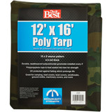 Do it Best Camo Woven 12 Ft. x 16 Ft. Medium Duty Poly Tarp 741493