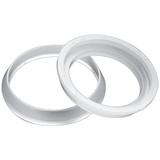 Do it 1-1/2 In. x 1-1/2 In. Clear Poly Slip Joint Washer (2-Pack) 405573