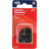 Do it 5/8 In. Black Flat Faucet Washer (6 Ct.)