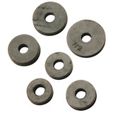 Do it Assorted Black Flat Faucet Washer (6 Ct.) 400685