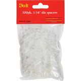 Do it 1/16 In. White Hard Tile Spacers (300-Pack) 308455