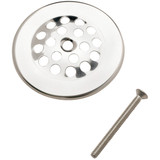 Do it 2 In. Dome Cover Tub Drain Strainer with Chrome Finish 438477