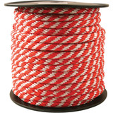 Do it Best 5/8 In. x 150 Ft. Red & White Derby Polypropylene Rope 709941