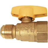 Dormont 5/8 In. OD Male Flare x 3/4 In. FIP Forged Brass Gas Shutoff Valve