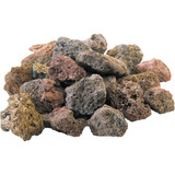 GrillPro 7 Lb. Assorted Color Lava Rock 45887