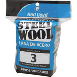 Red Devil #3 Steel Wool (8-Pack) 0326