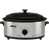 Nesco 6 Qt. Stainless Steel Electric Roaster 4816-25
