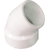 IPEX Canplas 1-1/2 In. Schedule 40 45 Deg. DWV PVC Street Elbow (1/8 Bend)