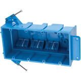 Carlon SuperBlue 4-Gang Thermoplastic Molded Wall Box BH464A