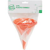 Smart Savers Plastic All-Purpose Funnel Set (4 Piece) GA037 Pack of 12