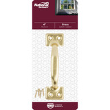 National Hardware 4 In. Bright Brass Window Sash Lift