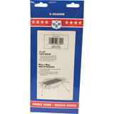 United States Hardware 4 In. x 8 In. x 1-5-16 In. White Steel Floor Register V-056IWB 250996