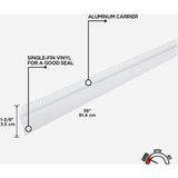 M-D Building Products 0.25 In. 36 In. White Door Sweep