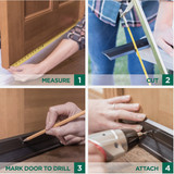 M-D Building Products 0.25 In. 36 In. White Door Sweep 05215 265020