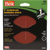 Do it 5 In. 60 Grit Screw-On Sanding Disc (3-Pack) 330221GA