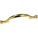 Laurey Celebration 3 In. Center-To-Center Polished Brass Cabinet Drawer Pull