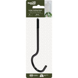 National 6 In. Black Ceiling Hook